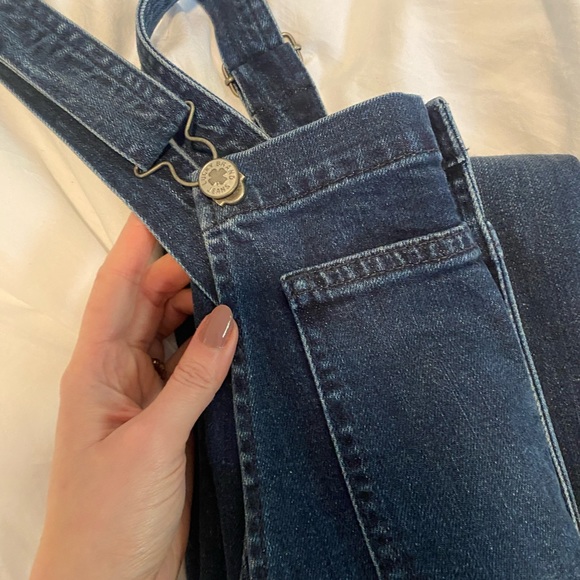 Lucky Brand denim fitted overalls - Picture 6 of 14